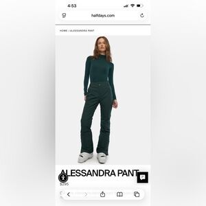 Halfdays Alessandra Snow pants in Alpine